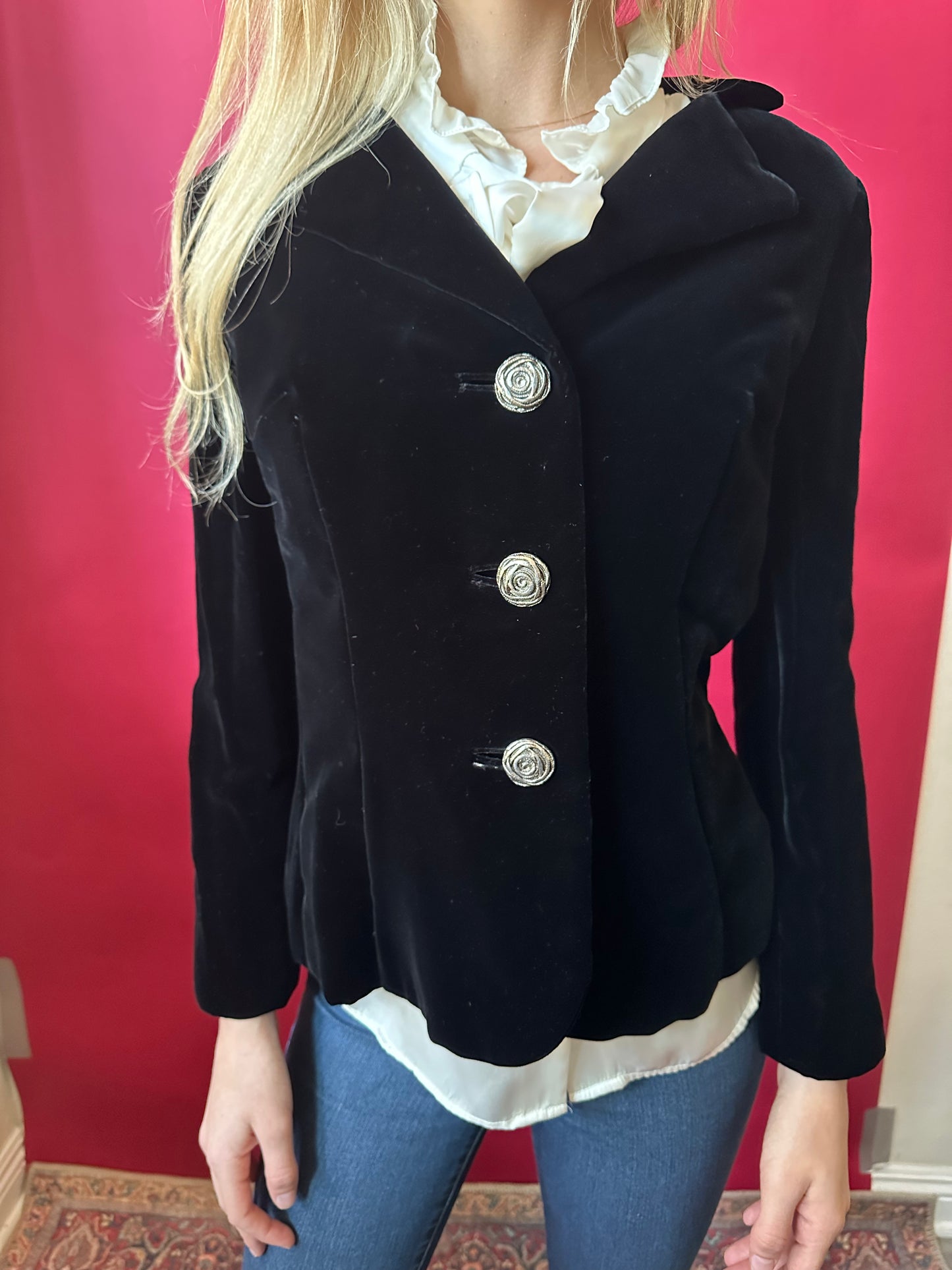 Black Velvet Blazer