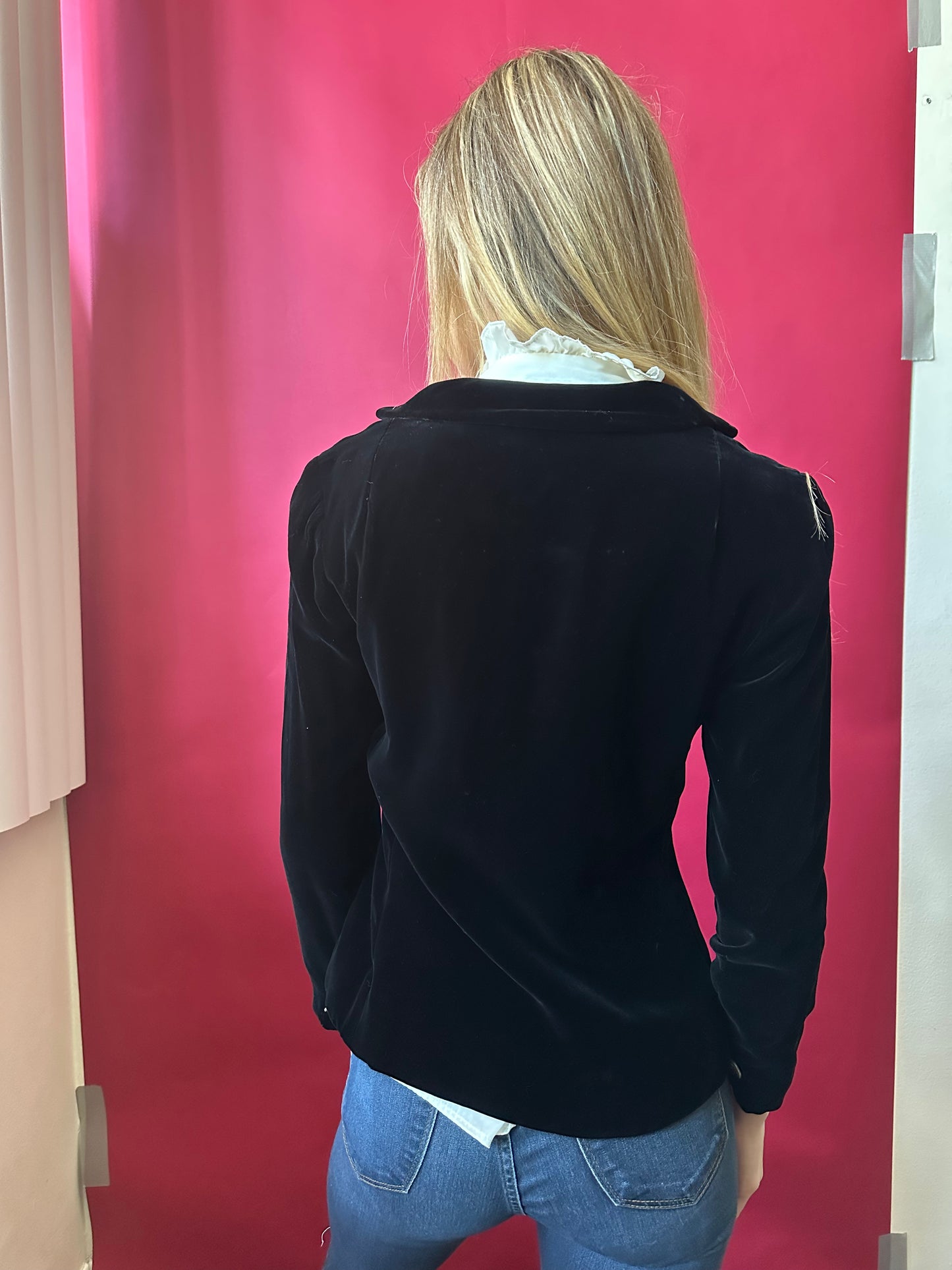 Black Velvet Blazer