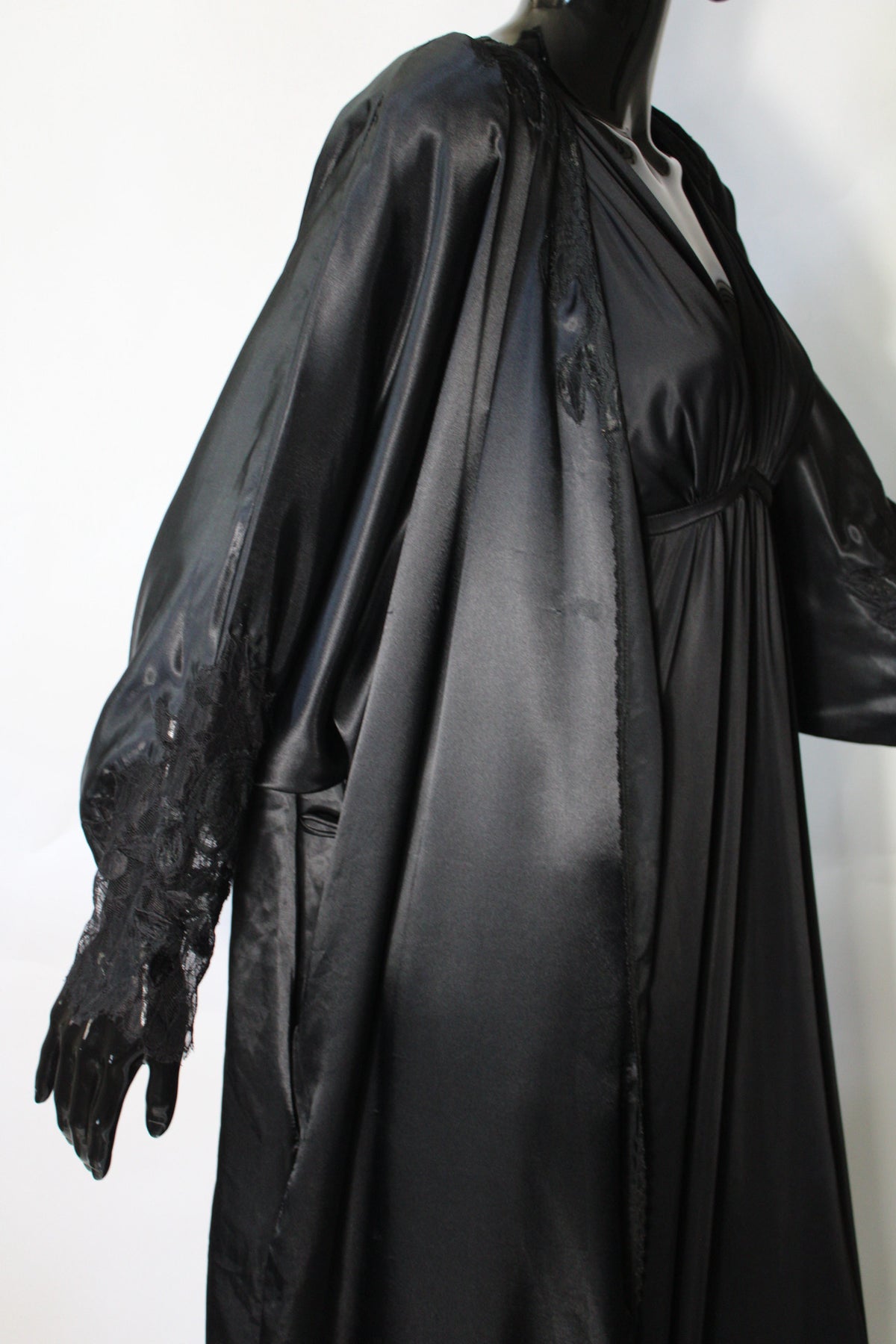 Black Silk Night Gown by Natori