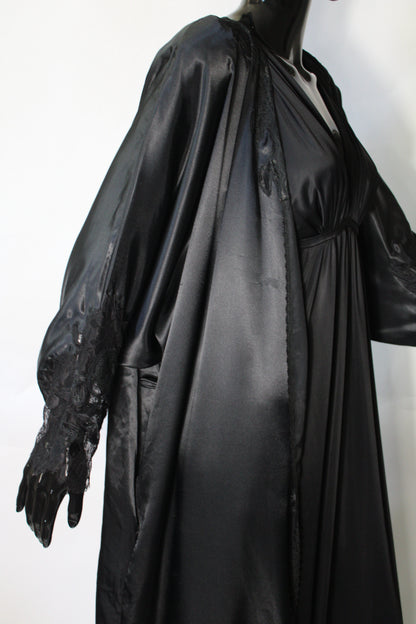 Black Silk Night Gown by Natori
