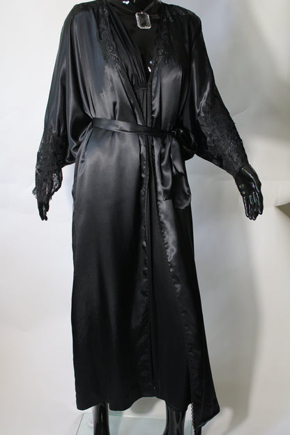 Black Silk Night Gown by Natori