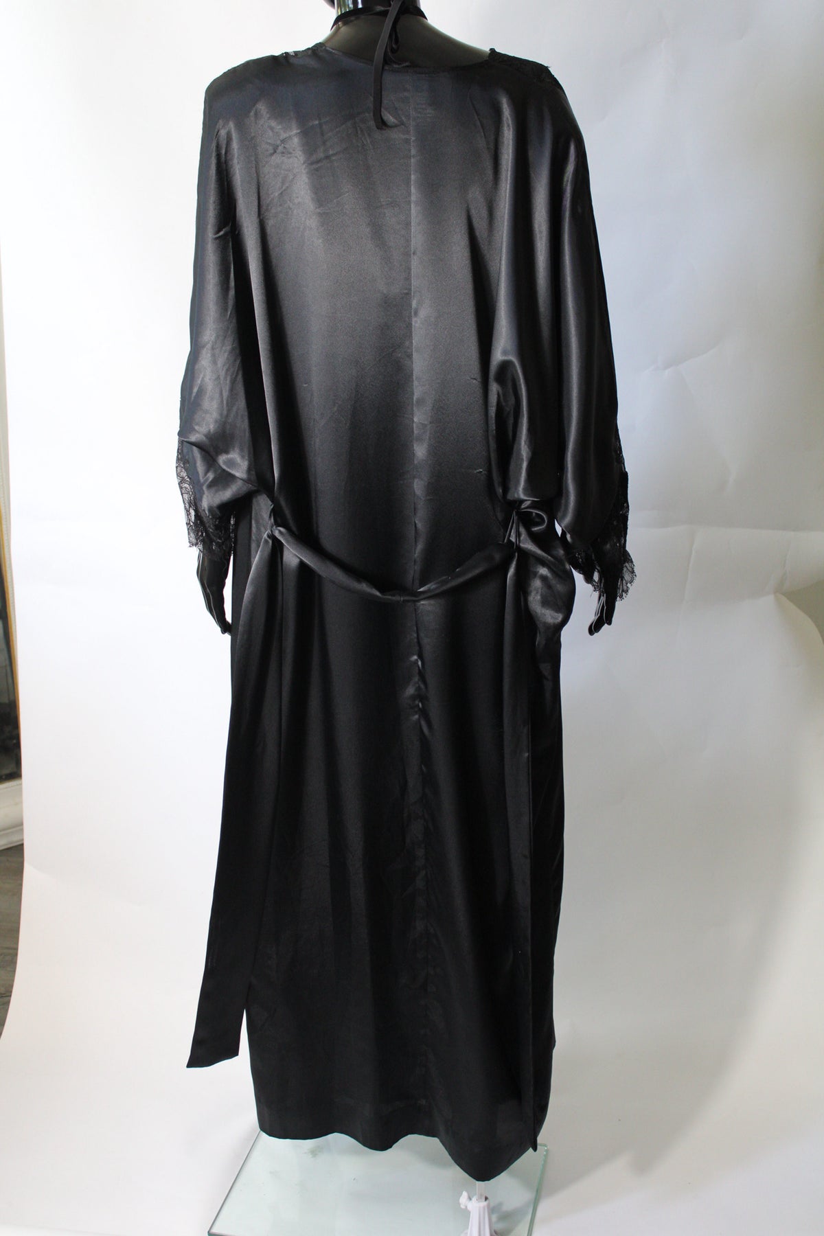 Black Silk Night Gown by Natori