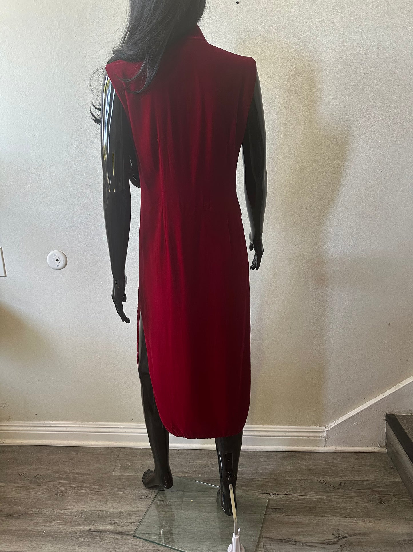 Floral Cheongsam Qipao Maxi Dress