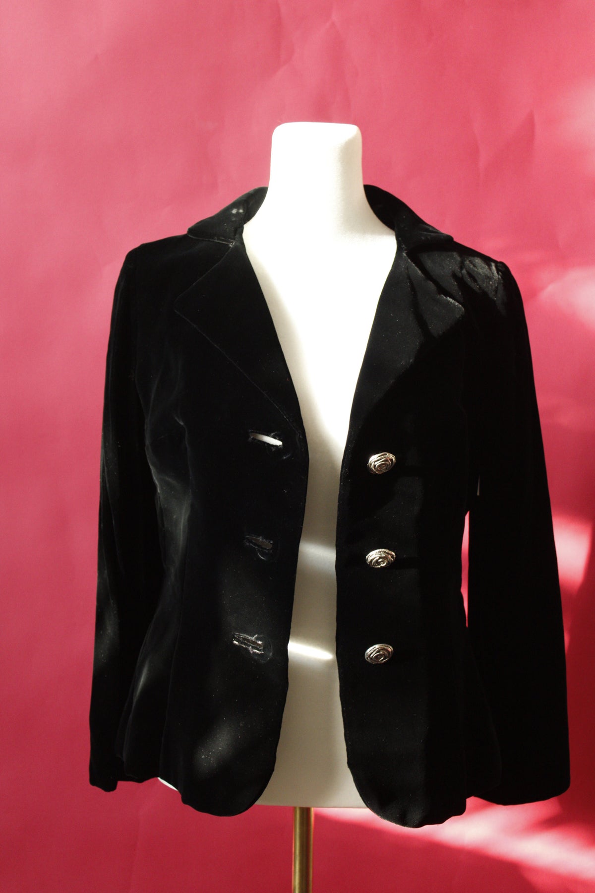 Black Velvet Blazer