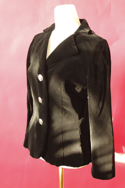 Black Velvet Blazer