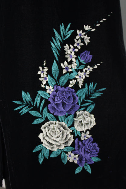 Floral Cheongsam Qipao Maxi Dress