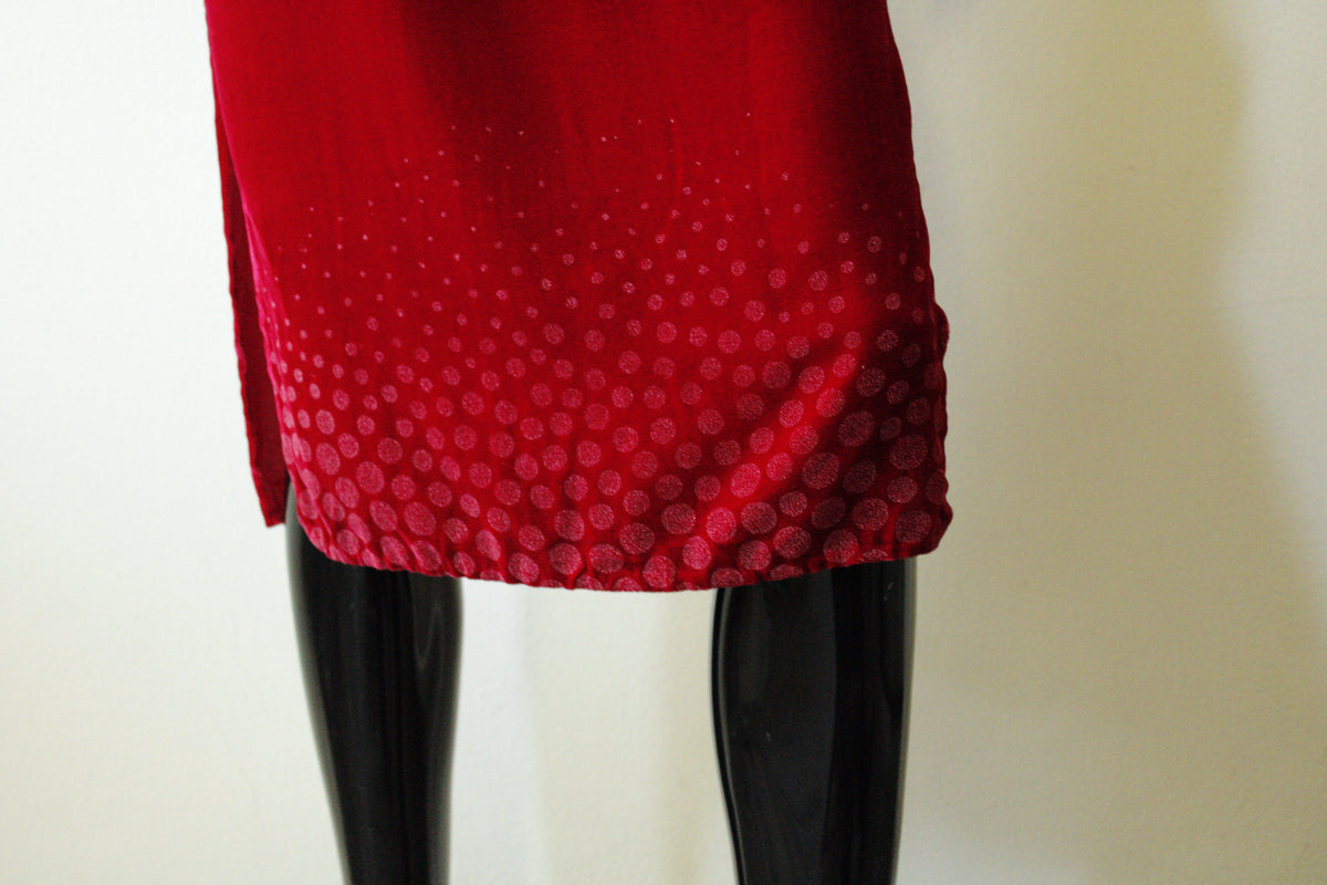 Floral Cheongsam Qipao Maxi Dress