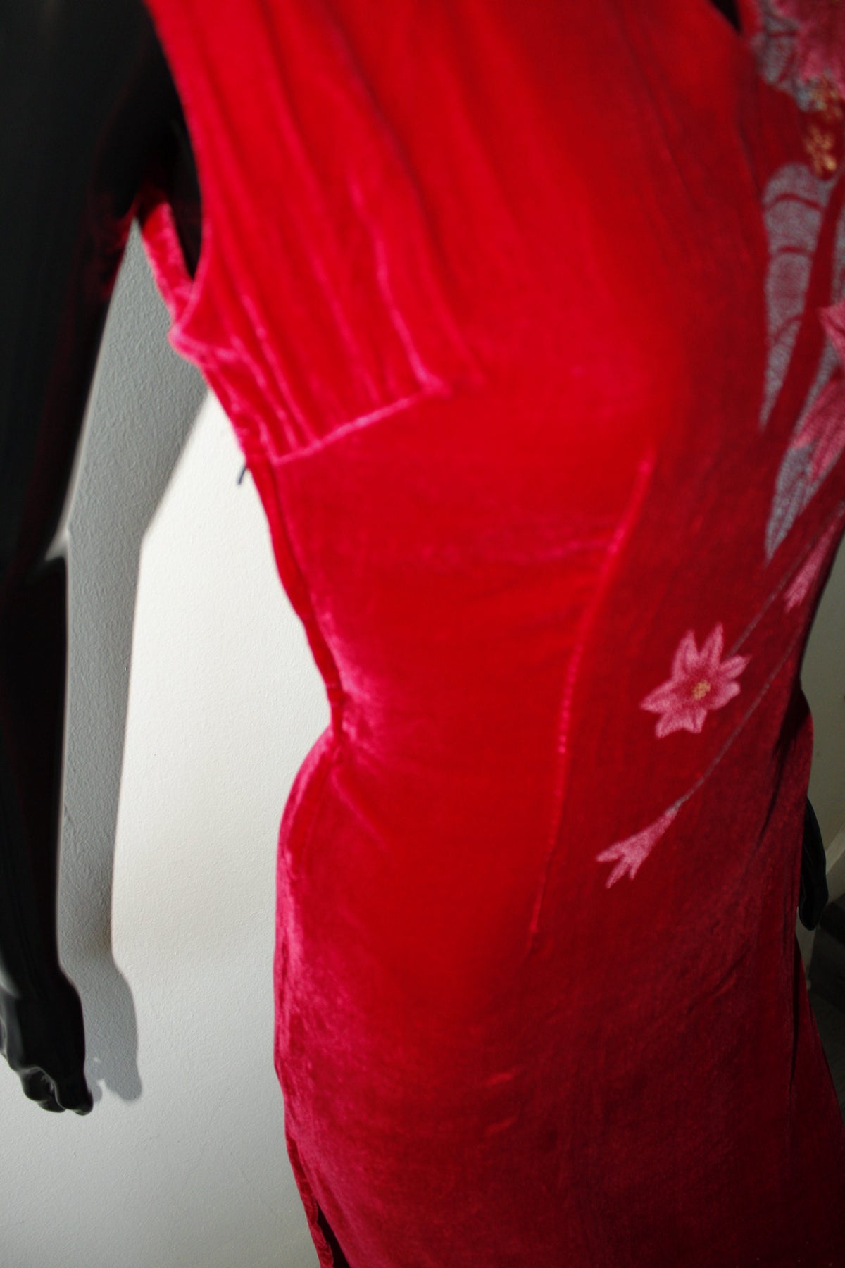 Floral Cheongsam Qipao Maxi Dress