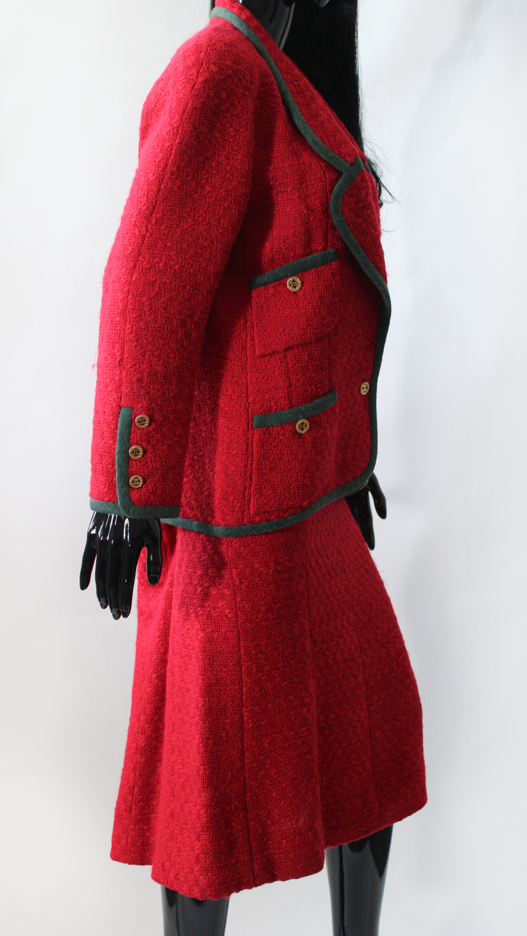 Vintage Tweed Skirt Suit