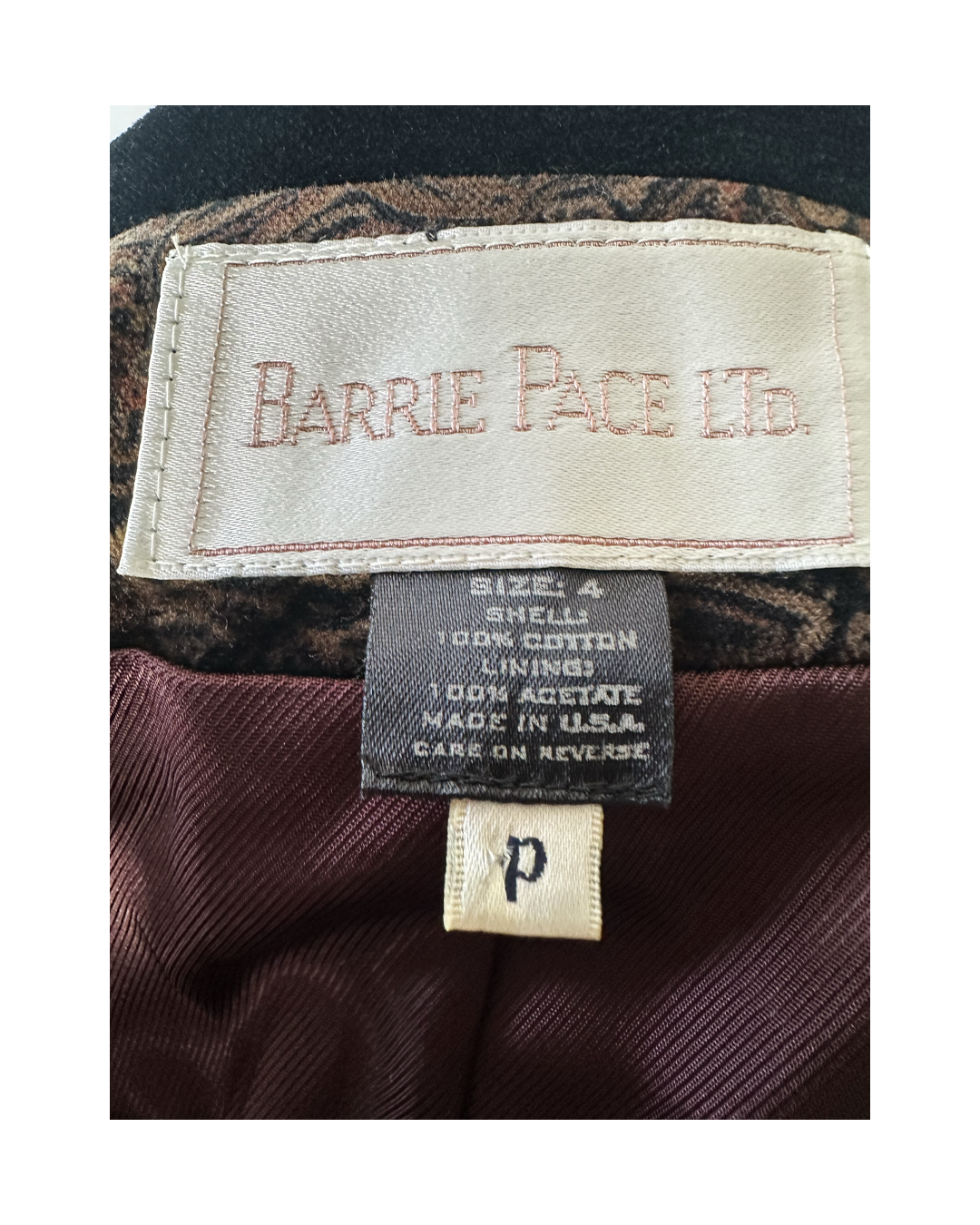 Paisley Print Swing Coat