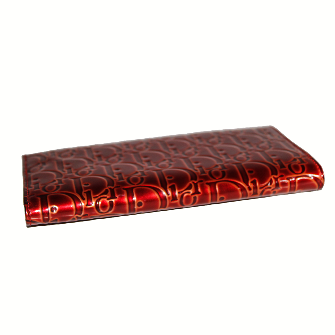 90s Christian Dior Patent Leather Wallet