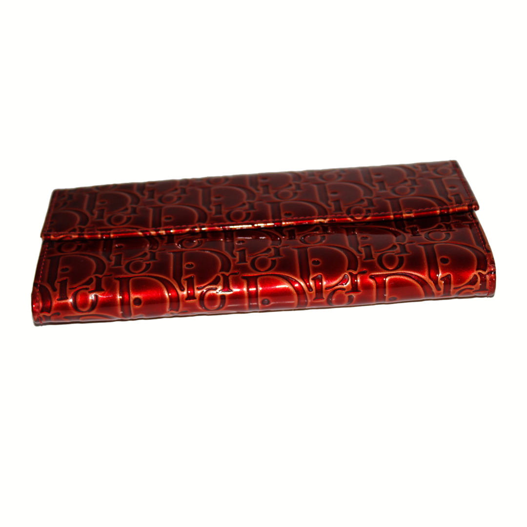 90s Christian Dior Patent Leather Wallet