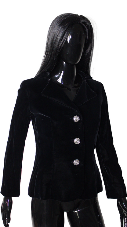 Black Velvet Blazer