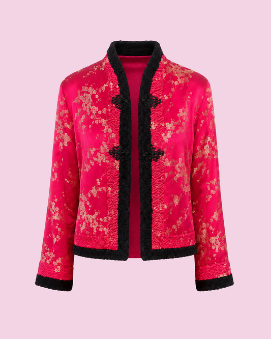 1950s Silk Brocade Jacket