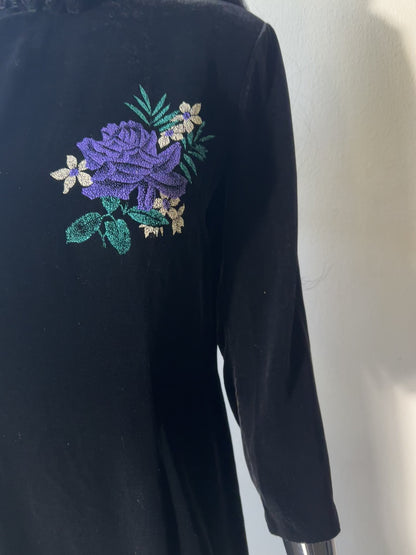 Floral Cheongsam Qipao Maxi Dress