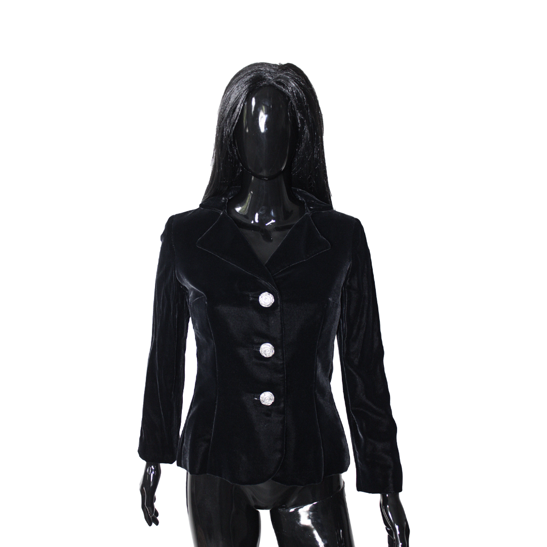 Black Velvet Blazer